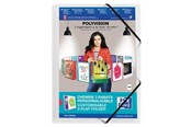 Mapper & Ordrebrett - Oxford Mappe elastisk Polyvision A4 Pp klar - 100201153