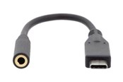 Skjermkabel - DIGITUS USB-C to headphone jack adapter - audio / USB - 20 cm - AK-300321-002-S