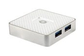 USB-hub - Conceptronic HUBBIES03W - Version 1 - hub - 4 ports USB-hub - USB 3.2 - 4 porter - Hvit - HUBBIES03W