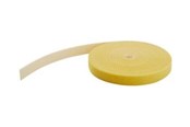 Kabelordner/Kabelstrømpe - StarTech.com 25ft. Hook and Loop Roll - Yellow - Cable Management - hook & loop fastener - HKLP25YW