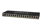 Switch/splitter - Netgear GS316PP 16-Port Gigabit Ethernet Unmanaged PoE+ Switch with FlexPoE (183W) - GS316PP-100EUS