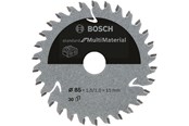 Sirkelsag - Bosch Standard for Multi Material-sirkelsagblad for batteridrevne sager 85 x 1,5 / 1 x 15 T30 - 2608837752