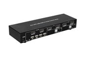KVM-switch - IC INTRACOM techly 2-Port DisplayPort1.2 Dual-Monitor KVM Switch - IDATA-DP-KVM2
