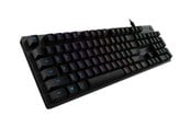 Tastatur - Logitech G512 Carbon GX Red - US - Gamingtastatur - Universal - Svart - 920-009370