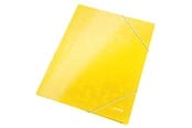 Mapper & Ordrebrett - Leitz Strikkmappe WOW kartong A4 Gul - 39820016