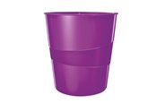 Skrivebordstilbehør - Leitz Papirkurv WOW 15 liter Lilla - 52781062