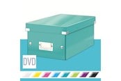 Arkivering & Oppbevaring - Leitz Oppbevaringsboks Click & Store WOW DVD Isblå - 60420051