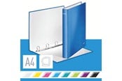Ringpermer & Brevordnere - Leitz Ringperm WOW Laminert kartong A4+ 4DR/25mm Blå - 42420036