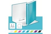 Ringpermer & Brevordnere - Leitz Ringperm WOW Laminert kartong A4+ 2DR/25mm Lilla - 42410051