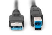 USB - DIGITUS USB 3.0 Type-A til USB Type-B - 1.8m - AK-300115-018-S