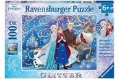 Puslespill - Ravensburger Disney Frozen-Glistening snow 100pcs. XXL - 136100