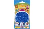 Kreative leker - Hama Beads - Transparent Blue 1000 pcs - 207-15