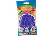 Kreative leker - Hama Ironing beads-Lilac transparent 1000 pcs - 207-74