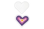 Kreative leker - Hama Ironing Beads Plate-Heart Small - 236