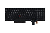 Tastatur - Lenovo Chicony - Bærbart tastatur - til utskifting - Nordisk - Svart - 01HX258