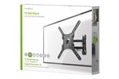 Veggmontering, AV-braketter & AV-møbler - Nedis TVWM1530BK - wall mount (full-motion) - Max 30 kg - recommended for 55" - TVWM1530BK