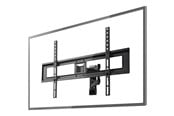 Veggmontering, AV-braketter & AV-møbler - Nedis TVWM1550BK - wall mount (full-motion) - Max 25 kg - recommended for 70" - TVWM1550BK