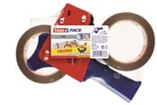 Tape & Lim - tesa pack Ultra Strong Packaging Tape 2 x 66m x 50mm + Dispenser Brown - 57108-00000-01