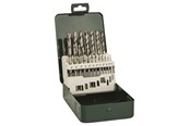 Bormaskin & Bits - Bosch 19-delers metallbor-sett HSS-G, DIN 338 1,0; 1,5; 2,0; 2,5; 3,0; 3,5; 4,0; 4,5; 5,0; 5,5; 6,0; 6,5; 7,0; 7,5; 8,0; 8,5; 9,0; 9,5; 10,0 mm - 2609255062