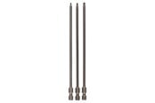 Bormaskin & Bits - Bosch 3-delers skrutrekkerbits-sett, ekstra hard T8; T10; T15; 152 mm - 2607001763
