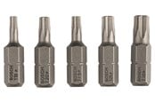 Bormaskin & Bits - Bosch 5-delers skrutrekkerbits-sett, ekstra hard (Torx®) T 10; T 15; T 20; T 25; T 30; 25 mm - 2607001768