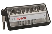 Bormaskin & Bits - Bosch 18+1-delers Robust Line skrutrekkerbits-sett L ekstra hard 25 mm, 18+1 hull - 2607002568