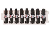 Bormaskin & Bits - Bosch Impact Control-skrutrekkerbits, pakke med 8 deler, 1xT15, 2xT20, 2xT25, 2xT30, 1xT40 - 2608522322
