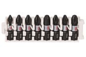 Bormaskin & Bits - Bosch Impact Control-skrutrekkerbits, pakke med 8 deler, 1xPH1, 3xPH2, 1xPH3, 2xPZ2, 1xPZ3 - 2608522323