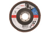 Vinkelsliper - Bosch Lamellslipeskive X571, Expert for metall D= 115 mm; G= 40, skrå - 2608605450