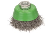 Verktøy - Bosch Koppbørste, krympet, 65, rustfri 65 mm, 0,3 mm, M14 - 2608622061