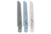 Verktøy - Bosch 3-delers stikksagblad til  multisag PFZ 500 E M 1142 H; M 3456 XF; M 1122 EF - 2608656934