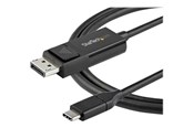 USB - StarTech.com 3.3 ft. (1 m) USB-C to DisplayPort 1.2 Cable - Bi-Directional - USB / DisplayPort cable - 1 m - CDP2DP1MBD
