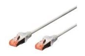 Nettverkskabel - DIGITUS CAT 6 S-FTP patch cord - 1.5m - Grå - 1m - DK-1644-015