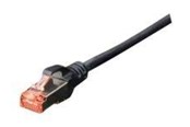 Nettverkskabel - DIGITUS Premium - patch cable - 50 cm - black - Svart - 0.5m - DK-1644-005/BL