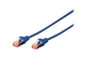 Nettverkskabel - DIGITUS patch cable - 25 cm - blue RAL 5017 - 0.25m - DK-1644-0025/B