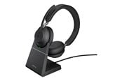 Hodetelefoner - Jabra Evolve2 65 Link380a MS Stereo Stand Black - 26599-999-989