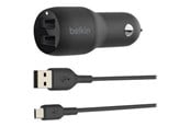 Mobil - Adaptere og ladere - Belkin BOOST CHARGE Dual Charger - CCB001btBK