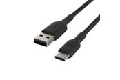 USB - Belkin BoostCharge USB-A to USB-C Cable - Braided - 2m - Black - CAB002BT2MBK