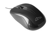 Mus - Media-Tech PLANO - Mus - Optisk - 3 knapper - Svart - MT1091K