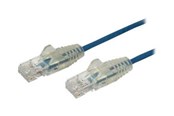 Nettverkskabel - StarTech.com 1m CAT6 Cable - Blue Slim CAT6 Patch Cord - Snagless - LSZH - patch cable - 1 m - blue - Blå - 1m - N6PAT100CMBLS