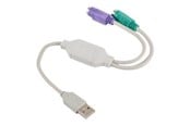 KVM-kabel - Lanberg keyboard / mouse adapter - AD-0025-W