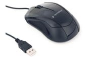 Mus - Gembird Wired optical mouse 3B-02 - Mus - Optisk - 3 knapper - Svart - MUS-3B-02