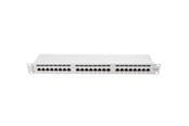 Tilbehør - Lanberg PPS6-1024-S 24-Port Patch Panel 1U 19" Cat6 Shielded Grey RAL7035 - PPS6-1024-S