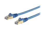 Nettverkskabel - StarTech.com 10m CAT6a Ethernet Cable - Blue RJ45 Shielded Cable Snagless - patch cable - 10 m - blue - Blå - 10m - 6ASPAT10MBL