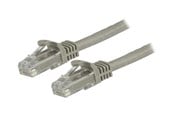 Nettverkskabel - StarTech.com 7.5 m CAT6 Cable - Grey Patch Cord - Snagless - ETL Verified - patch cable - 7.5 m - grey - Grå - 7.5m - N6PATC750CMGR