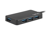 USB-hub - Natec MOTH - hub - 4 ports USB-hub - USB 3.2 - 4 porter - Svart - NHU-1342
