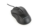 Mus - Gembird Wired optical mouse 3B-01 - Mus - Optisk - 3 knapper - Svart - MUS-3B-01