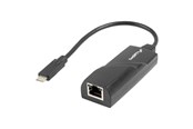Nettverksadapter - Lanberg NC-1000-02 USB-C 3.1 to RJ45 Ethernet Adapter - NC-1000-02