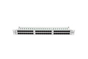 Tilbehør - Lanberg PPU6-1048-S 48-Port Patch Panel 1U 19" Cat6 Grey RAL7035 - PPU6-1048-S