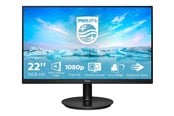 Skjerm - 22" Philips V-line 221V8A - 1920x1080 (FHD) - 75Hz - VA - 221V8A/00